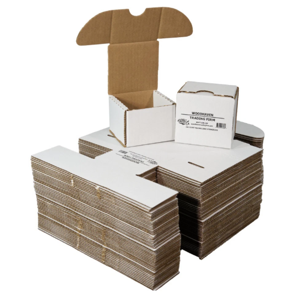50-Pack • 200-count Trading/Gaming Card Storage Box • Woodhaven Trading Firm - Image 1 of 4