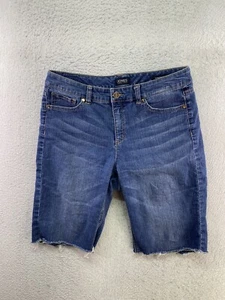 Jones New York Womens Size 10 Medium Wash Cutoff Jean Shorts - Picture 1 of 8