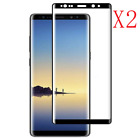 2x Fr Samsung Galaxy Note 9/Note 8 FULL COVER 3D Tempered Glass Screen Protector