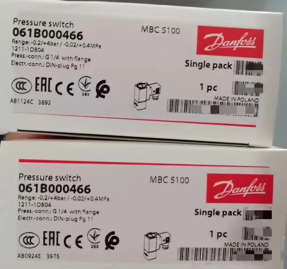 1PC Danfoss 061B000466 Pressure Switch 061B000466 New Expedited Shipping - Image 1 of 1