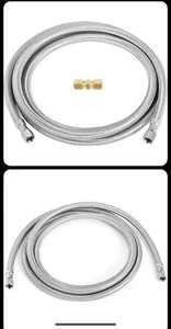 Pro-Dynamic PDREFSS 7ft Universal Stainless Steel Refrigerator Water Supply Line - Picture 1 of 3