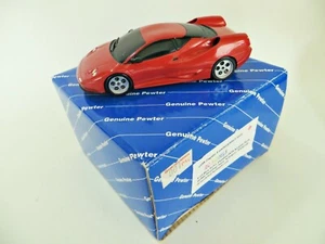 BAN SENG DC MODELS '1998 ZAGATO LAMBORGHINI CANTO' RED. PEWTER. 1:43. VERY RARE! - Picture 1 of 10