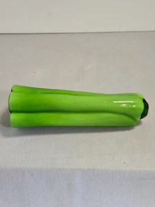 VTG Hand Blown Glass Celery Vegetable Fruit Basket Art Murano Style - Picture 1 of 9