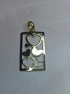 pendentif or 18 carats Coeur - Imagen 1 de 4