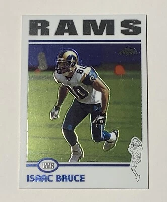 2004 Topps Chrome Isaac Bruce #66 St. Louis Rams - Image 1 of 2
