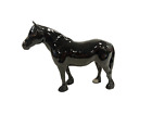 Vintage Beswick England Black Shire Horse Figurine 'Dale' Cob  Collectable 