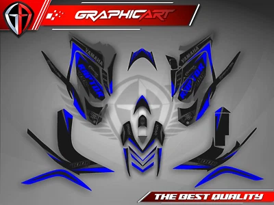 Fits Yamaha Raptor 700R Graphics Kit 2006 2007 2008 2009 2010 2011 2012 decals - Image 1 of 4