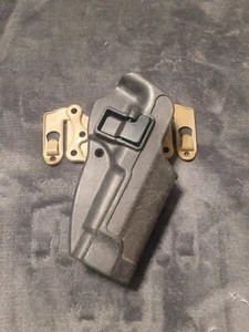 Blackhawk Beretta 92/96 Right Hand Holster mounted on Ambidextrous Strike Plate - Picture 1 of 6