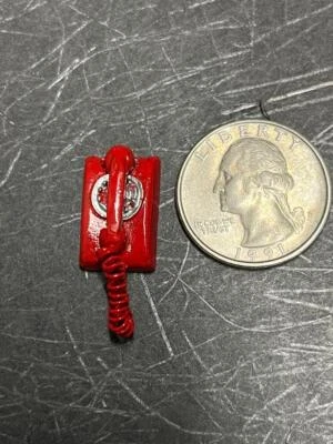 Dollhouse Miniature Old Fashion Telephone Wall Phone 1:12 Z777R Dollys Gallery
