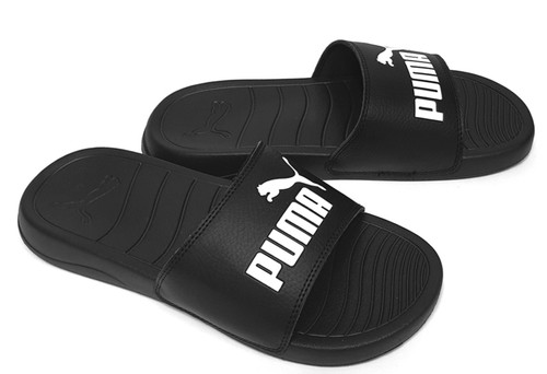 Puma Uomo POP Cat 20 scarpe da corsa pantofole nere casual slide sandali palestra 37227901