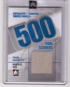 FRANK MAHOVLICH 08/09 Superlative Franchise 500 Goal Scorers Jersey #1/9 #01 SP - Bild 1 von 2