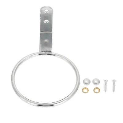 Support de sèche-cheveux mural Support de sèche-cheveux en acier inoxydable - Photo 1/4