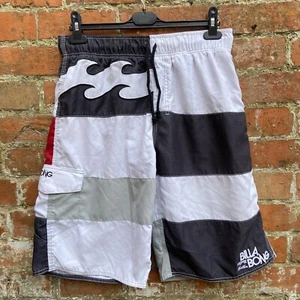 Vintage 90s Billabong Board Shorts Men’s Large Colourblock Beach Surfer - Picture 1 of 13