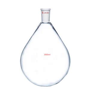 3000ml 24/40 Glass Recovery Flask 3L Kjelda Bottle Not For Rotary Evaporator Use - Picture 1 of 1