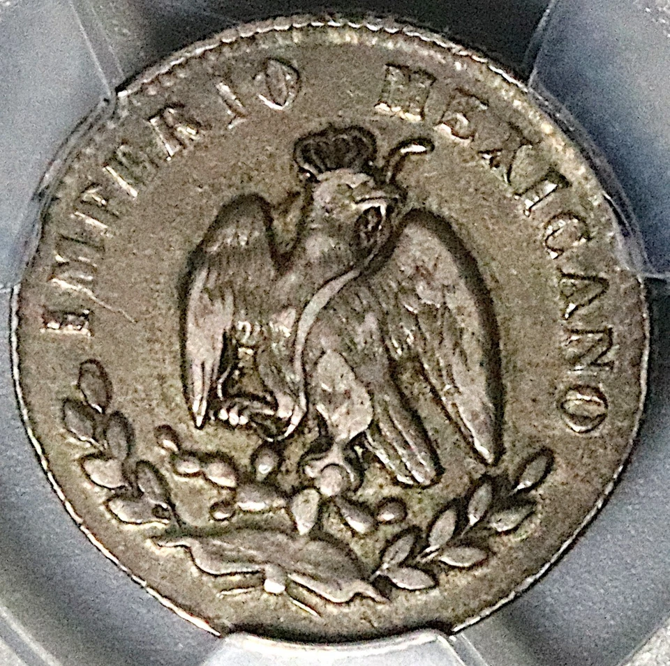 1864-M PCGS XF 45 Mexico 10 Centavos Imperial Maximilian Silver Coin (25031901C) - Image 1 of 4