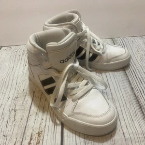 Adidas Neo Cloudfoam High Top Mid ART AW5416 Women’s Sz 6 Sneakers Shoes Leather - Picture 1 of 15