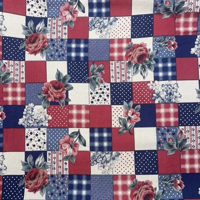 Vintage Floral Patchwork Design Cotton by Hamilton Textiles #25610 ~ 1.75 Yards - Image 1 of 3