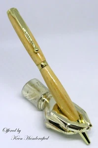 eh - Keen Handmade White Oak Gold Slimline Pen - Bild 1 von 5