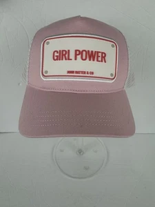 John Hatter and Co GIRL POWER Pink Cap New with Tags- FREE SHIPPING - Picture 1 of 5