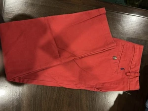 Ralph Lauren Dress Khaki Pants Boys Size 16 Red - Picture 1 of 3