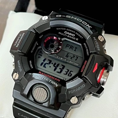 Orologio da polso da uomo CASIO Master of G RANGEMAN GW-9400J-1JF nero rosso ... - Immagine 1 di 4