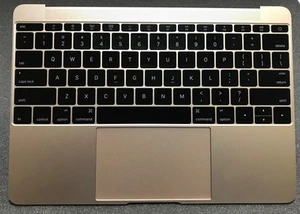 Apple MacBook 12-inch (Early 2015) top case/palmrest w/ keyboard, gold, - Picture 1 of 2