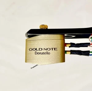 GOLD NOTE Donatello GOLD MC cartridge, Duraluminium Body Micro elliptical stylus - Picture 1 of 19