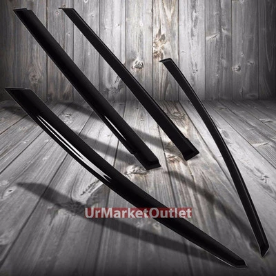 Deflectores de ventilación viento/lluvia para ventana lateral tintada de humo viseras protector para Mazda 5 Foto 1 de 4