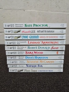Harlequin Presents Book lot of 10 1994 Lindsay Armstrong sara wood - Foto 1 di 11