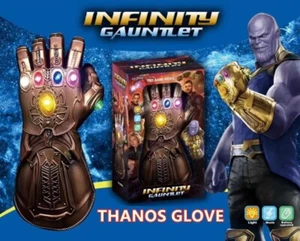 Thanos Infinity Gauntlet Gloves Legends LED Light Sound Avenger Cosplay Gift Toy - Picture 1 of 12