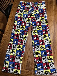 Mickey Mouse Super Soft Fleece Sleep Lounge Pajama PJ Pants Mens Size XL - Picture 1 of 7