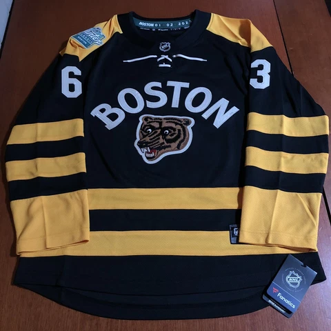 Fanatics Brad Marchand Boston Bruins 2023 NHL Winter Classic Jersey Black L Cover