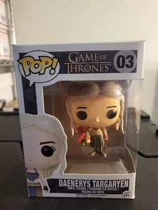 Funko Pop! Game of Thrones #03 Daenerys Targaryen (Green Dragon) VAULTED RETIRED - Picture 1 of 14