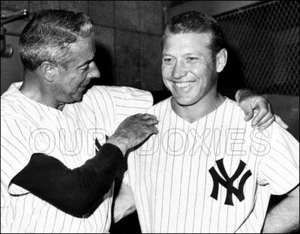 Mickey Mantle Joe Dimaggio Photo 11X14 New York Yankees 1951 - Picture 1 of 1