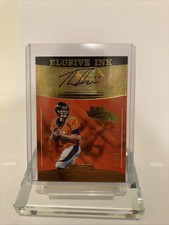 2016 Panini Donruss Signature Series Elusive Ink Trevor Siemian Gold /20