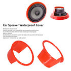♬ 2pcs Speaker Cover Ultra‑Thin Red Antislip Protection Pad