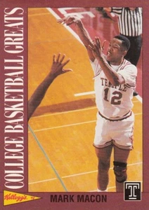 Grandi basket Kellogg's Raisin Bran College 1992 TUTTI I 7 giocatori/carte - Foto 1 di 14