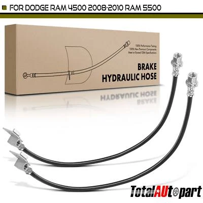 2x Manguera hidráulica de freno para Dodge Ram 4500 Ram 5500 Ram 4500 interior trasero derecho y derecho Foto 1 de 4