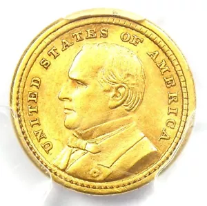 1903 McKinley Commemorative Gold Dollar G$1 - PCGS Uncirculated Detail (UNC MS) - Picture 1 of 4