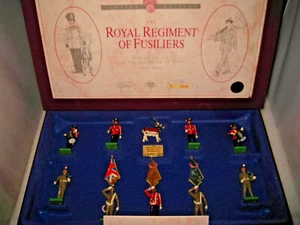 W BRITAIN FIGURINES THE ROYAL REGIMENT OF FUSILIERS  LIMITED EDITION SET  #5193 - Bild 1 von 5
