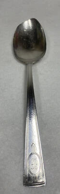 Carthage By Wallace Sterling Silver Custom Serving  Spoon Monogrammed With F - Image 1 of 4