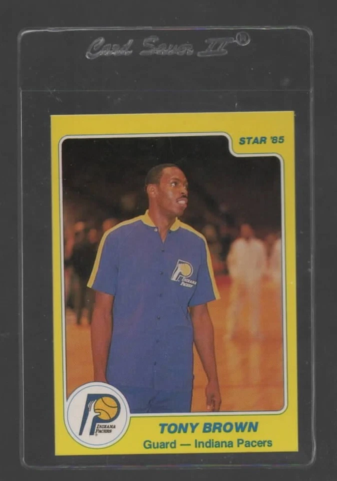 1984-85 Star #53 Indiana Pacers Tony Brown NRMT CONDITION - Image 1 of 2