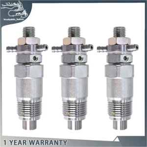 Fit For Kubota D750 D850 D950 D1302 D1402 V1702 V1902 Engine 3x Fuel Injectors - Picture 1 of 10