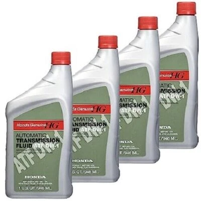 4 QTS OEM Genuine Honda Acura Automatic Transmission Fluid ATF DW-1 NEW SEALED - Image 1 of 4