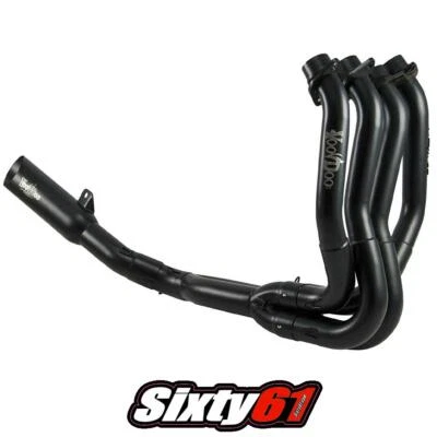 Voodoo Exhaust ZX14 ZX14R 2006-2024 2025 Kawasaki 4:1 Full System Shorty Black - Image 1 of 2