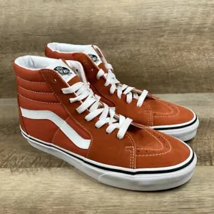 VANS Sk8-Hi Color Theory Burnt Ochre SuedeSkate Shoes Womens 9.5 Mens 8 NEW - Picture 1 of 9