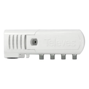 Amplificador de Vivienda UHF-SAT 1e/2s +TV conexión F + retorno - Imagen 1 de 2