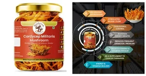 Esencia de hongo Cordyceps Militaris hongo crudo seco-20 gms-energía, resistencia - Imagen 1 de 4