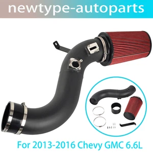 Filtro de admisión de aire frío y aceite para Chevy GMC 2013-2016 6,6 L LML Duramax rojo - Imagen 1 de 9