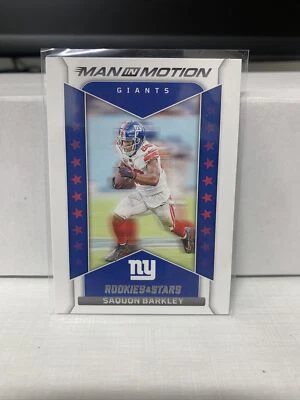 Saquon Barkley 2022 Panini Rookies & Stars Man in Motion #MM-10 Giants - Image 1 of 2